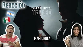 🇲🇽🇦🇷MEXICANOS REACCIONAN II Trueno, Nicki Nicole - Mamichula | ATREVIDO EN VIVO💘