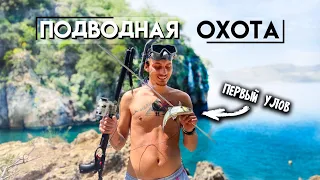 КАК ВЫЖИТЬ имея ГАРПУН? ПОДВОДНАЯ ОХОТА в СРЕДИЗЕМНОМ МОРЕ. Большой УЛОВ и МУРЕНА.