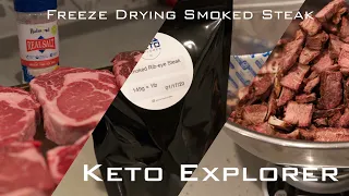 Freeze Dry Smoked Steak for Hiking, Camping, Hunting