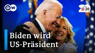 Joe Biden gewinnt US-Präsidentschaftswahl gegen Donald Trump | US-Wahl 2020