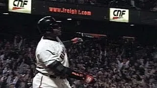 FLA@SF: Bonds' blasts a grand slam into McCovey Cove