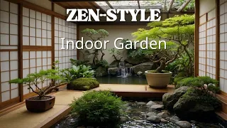 Indoor Garden Design Ideas Inspired by Zen Style.