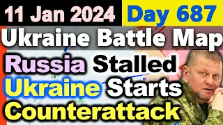 Day 687 [Ukraine War Map] Russia Stalled & Ukraine Counterattack and Liberated several areas