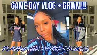 GAME DAY VLOG+GRWM || PLAYING OUR RIVALRY TEAM!! | KamaniGenea