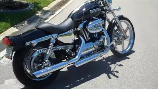 XL Custom Sportster W/ Screamin Eagle Slip On's and new baffles