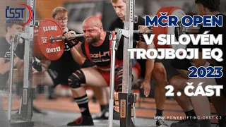 Mistrovství ČR mužů, žen, juniorů, mladších juniorů a masters v silovém trojboji 2023 - video 2