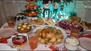 31декабря🥂🎉🎄🎅Наш новогодний стол🍽