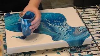 (3) Dip Technique with Acrylic Pour