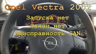 Opel Vectra C - Неисправности CAN шины. Нет запуска. Нет связи.