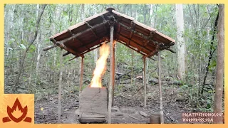 Primitive Technology: Barrel Tiled Shed