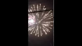 Fuegos artificiales en año nuevo chino