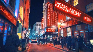 What it’s REALLY like in London’s West End: A Soho Nightlife Walk | 4K