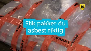 Slik pakker du asbest riktig