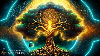 528 Hz Whole Body Regeneration | Aura Cleanse & Solar Plexus Chakra Tuneup | Tree Of Life Healing