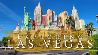 LAS VEGAS 2021: Fremont Street Experience, FREE Tram, The Shops at Crystals, Park MGM, NYNY