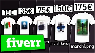 Ich kaufe neue MERCH DESIGNS für 15€, 35€, 75€, 150€ und 175€