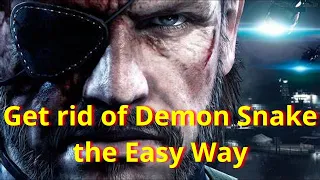 2 Easy Steps to get rid of Demon Snake. Metal Gear Solid V. #MetalGearSolidV