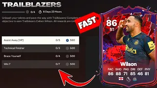 How to Complete Trailblazers Wilson Objectives FAST! 🔥 86 Callum Wilson Objective - EA FC 24