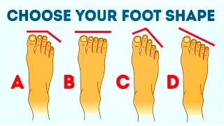 WHAT YOUR FOOT SHAPE REVEALS ABOUT YOU