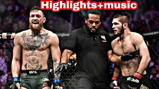 Khabib vs Mcgregor Highlights Gandagana 🎶|UfC 229