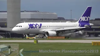 (HD) Plane Spotting At Manchester Airport (EGCC) At Runway 23L/R Landings + Take Off On 01/07/2019