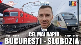 Bucuresti - Slobozia | Calatorie cu trenul in cel mai rapid mod posibil