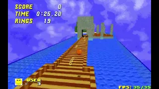 SRB2 MODS SPEEDRUN as Cinossu in emerald coast 0:39:34