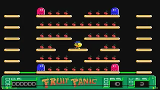 AMIGA Fruit Panic ~ PACMAN & MAPPY PAC MAN ELEMENTS '92 Jose Calvo Angel & David Calvo PD h Assassin