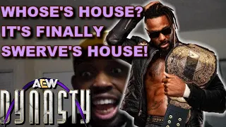 WHOSE HOUSE SWERVE'S HOUSE! SWERVE STRICKLAND WINS BECOMING FIRST BLACK AEW WORLD CHAMPION REACTION!