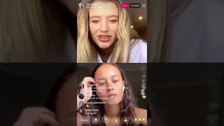 Mia Healey & Erana James’s Instagram Live on 1/15/2021 (FULL LIVE)