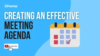 Creating an Effective Meeting Agenda