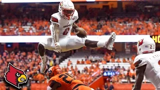 Lamar Jackson Hurdles Syracuse Defender On TD Run | ACC Must See Moment