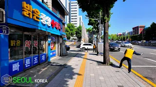 Pungnap-dong Street •[4k] Seoul, Korea