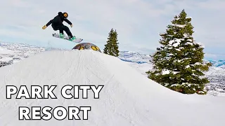 My First Time Snowboarding PARK CITY RESORT in UTAH! 2023