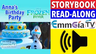 Frozen Fever ❄️ Anna's Birthday Party 📚 Read Along Story books 📖 Read Aloud Stories for Kids