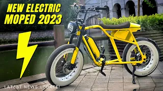 7 Upcoming Electric Moped-Style Bikes with Knobby Tires for 2023