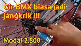 Merubah suara gir BMX biasa jadi jangkrik cassette