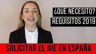 SOLICITAR EL N.I.E EN ESPAÑA - Requisitos 2020