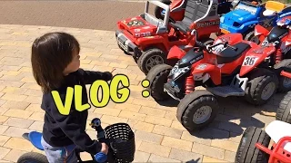 Влог Киев катаемся на машинках в парке VLOG Kyiv ride toy car