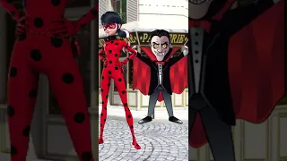 Miraculous ladybug characters as a vampire #viral #miraculous #shorts