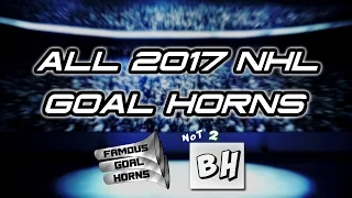 ALL NHL Goal Horns (2016-2017)