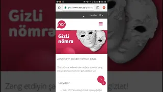 Nar mobile,azerceel,bakcell gizli nömrə ilə zəng etmək ozunet