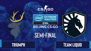 CS:GO - Team Liquid vs. Triumph [Dust2] Map 2 - IEM Beijing 2020 Online - Semi-final - NA