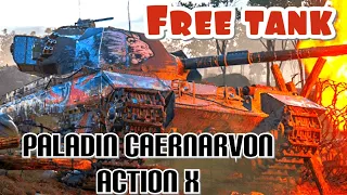 Paladin Caernarvon Action X Earn Op Premium World of Tanks Console WoT Winter Warriors