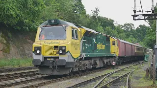 SVR Spring Diesel Gala 2024 - Severn Valley Railway at Bewdley - Classes 70 40 46 33 HST 37 52 & 50