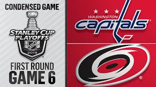 04/22/19 First Round, Gm6: Capitals @ Hurricanes