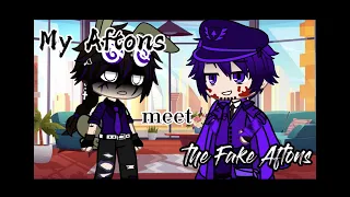 The Aftons Meet the Fake Afton Family || (OLD) || ☆ PLEASE READ DESC!! ☆