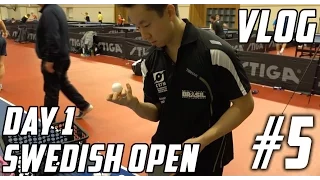 TableTennisDaily VLOG #5 - Swedish Open 2016 Day 1!