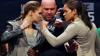 UFC 207: Ronda Rousey vs. Amanda Nunes Staredown!