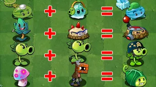 PvZ 2 Discovery - All Plants Evolution & Fusion!